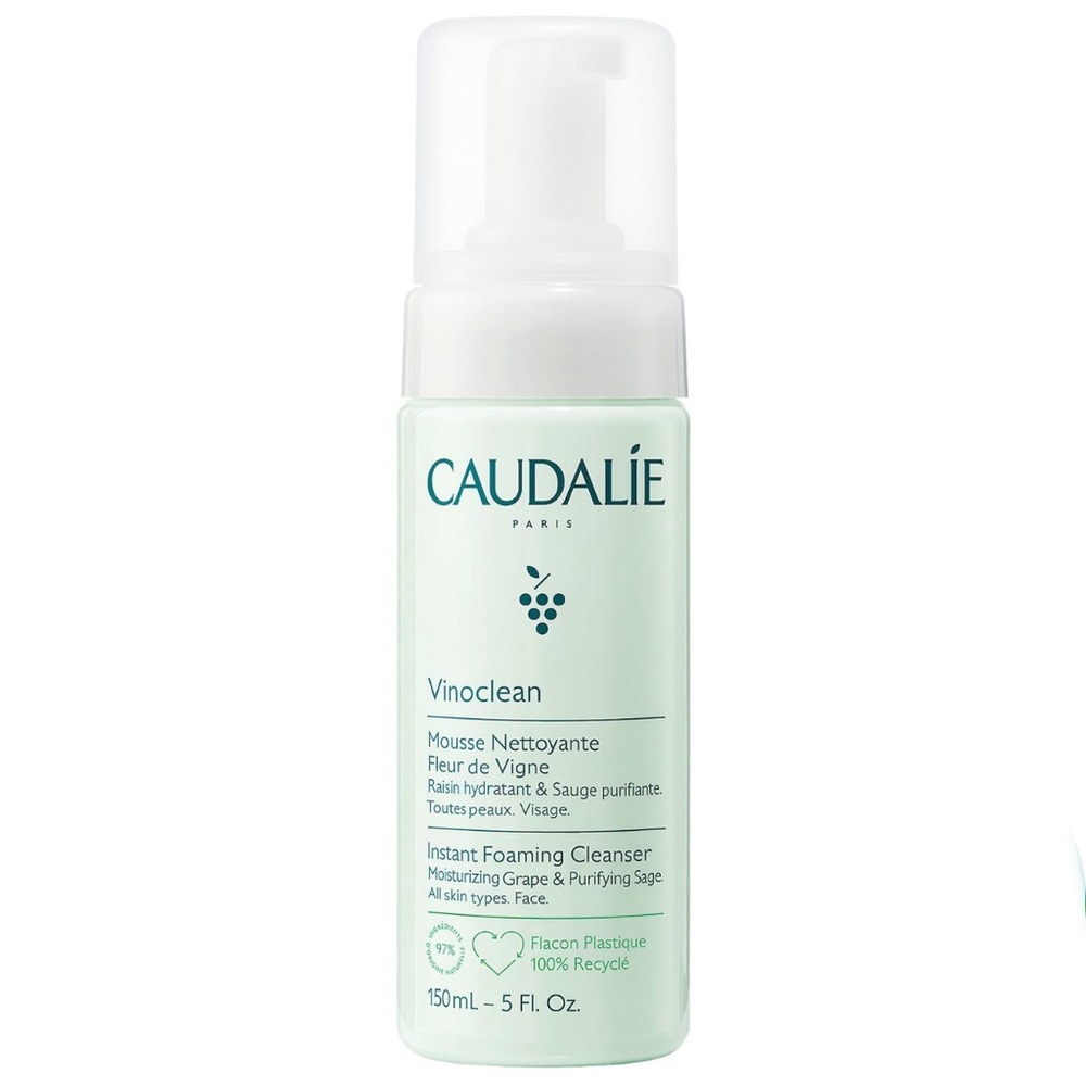 🌱Caudalie Vinoclean Gentle Foaming Face Cleanser NEW Full Size